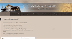 Desktop Screenshot of chalet-maison-bois-kit.com