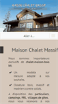 Mobile Screenshot of chalet-maison-bois-kit.com